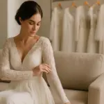 Abiti da sposa con maniche lunghe: come scegliere il tessuto più comodo per la cerimonia