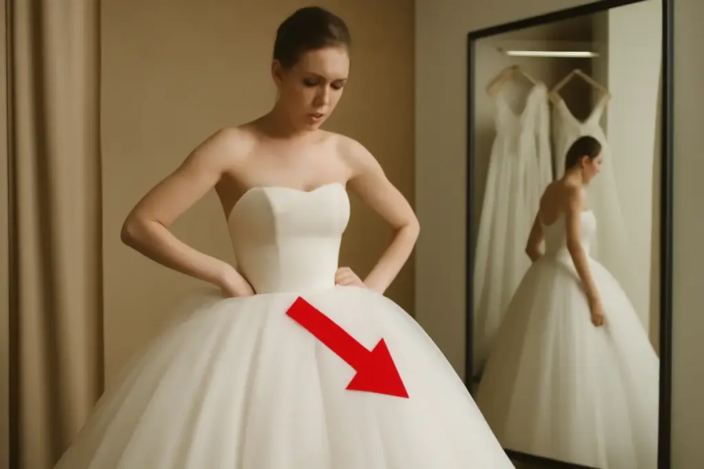 Vestiti da sposa stile principessa: l’errore comune che penalizza la tua silhouette