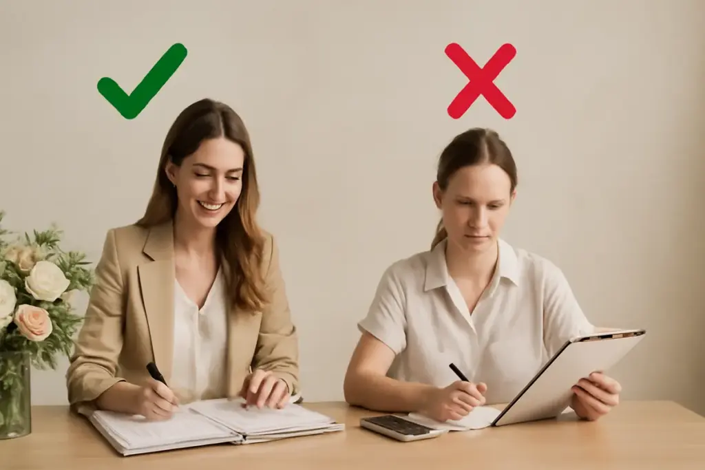 Differenza tra wedding planner e coordinatore del giorno: evita la confusione e scegli la figura giusta per te
