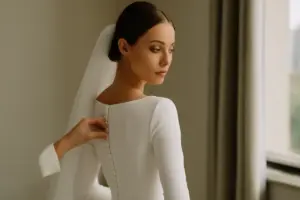 Abiti da sposa minimal chic: il dettaglio che fa passare inosservato solo agli occhi poco attenti