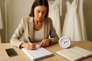 Come gestire gli appuntamenti con fornitori e atelier durante l’organizzazione: la scaletta che non ti farà perdere tempo