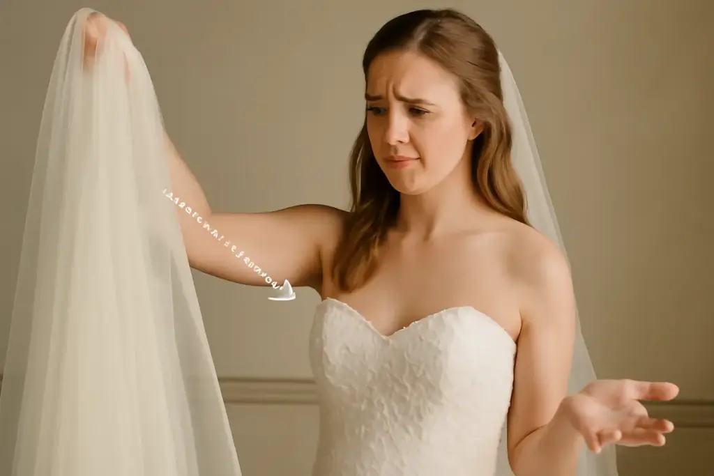 Come scegliere il velo da abbinare all’abito da sposa: evita questo abbinamento poco armonioso
