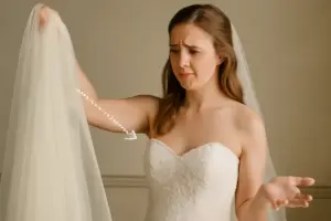 Come scegliere il velo da abbinare all’abito da sposa: evita questo abbinamento poco armonioso