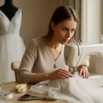 Come cucire un abito da sposa in casa: la guida per iniziare senza ansia da errore