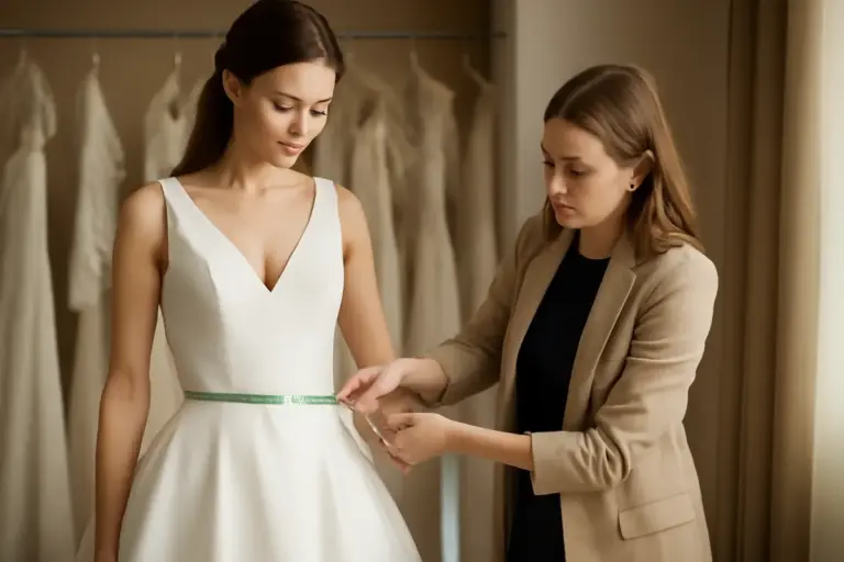 Come far sembrare la vita più sottile con l’abito da sposa? Il taglio che fa la differenza