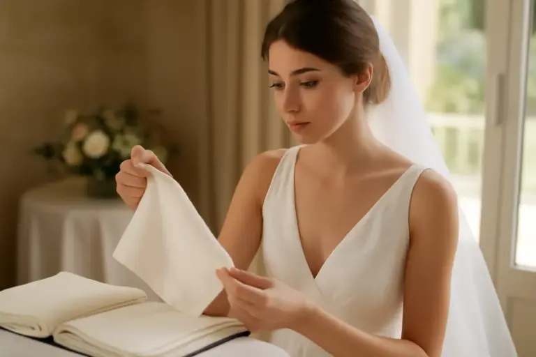La scelta del tessuto giusto per il matrimonio estivo: agisci così e resti fresca senza rinunciare alla raffinatezza