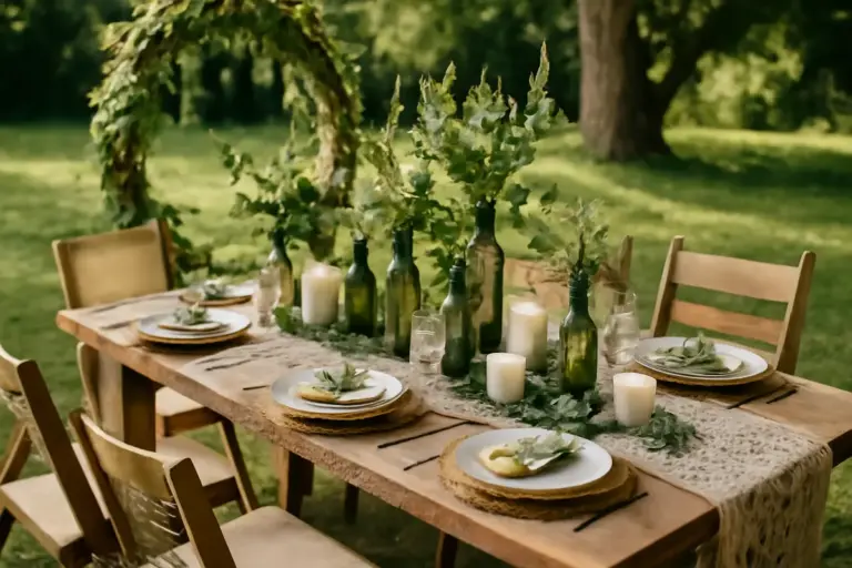 Allestimenti green e sostenibili: idee eco chic per un matrimonio a basso impatto ambientale