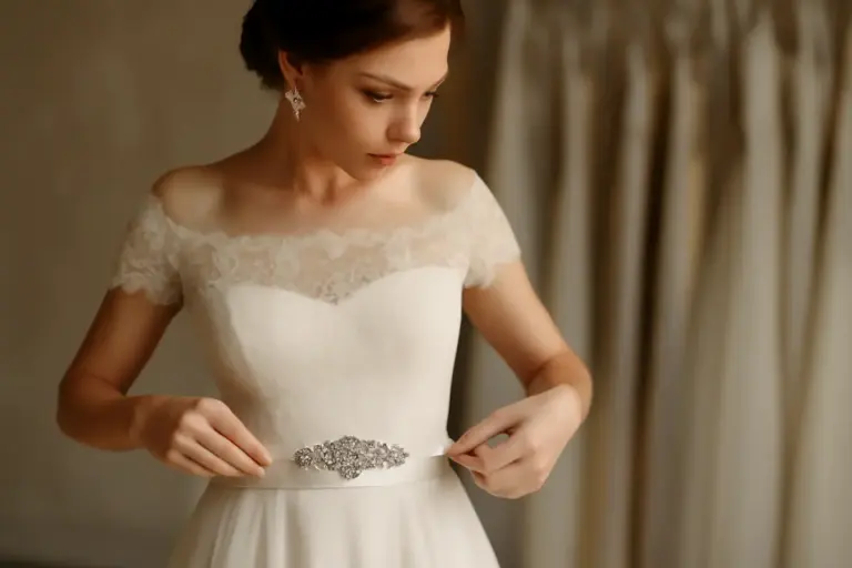Spesso si sottovaluta la scelta della cintura sull’abito da sposa: come esaltare il punto vita senza errori