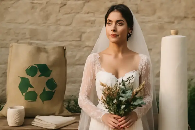 Abiti da sposa sostenibili: materiali ecologici e perché sceglierli senza sacrificare lo stile