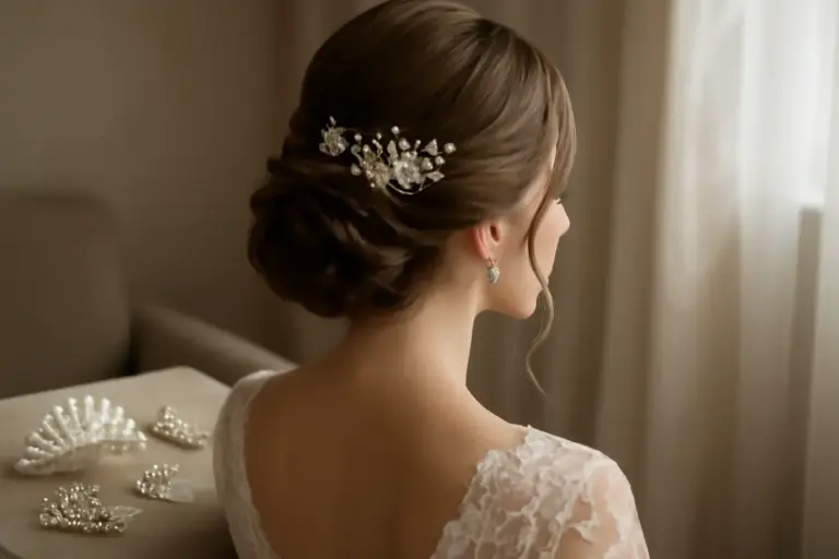 Acconciatura sposa per la cerimonia: quali accessori scegliere per un look unico e armonioso